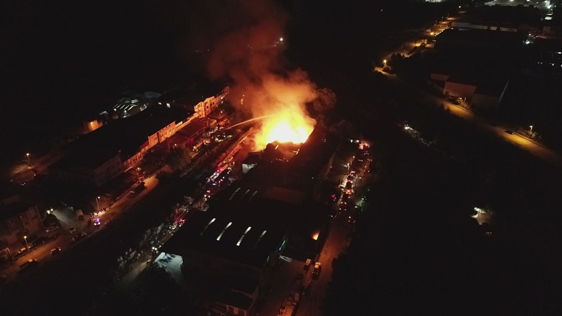 Samsun'da kereste fabrikasında büyük yangın - Resim: 11