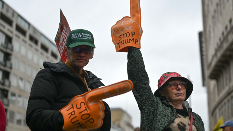 Trump’a Londra’da dev protesto - Resim: 3