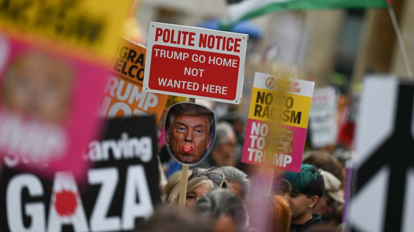 Trump’a Londra’da dev protesto - Resim: 6