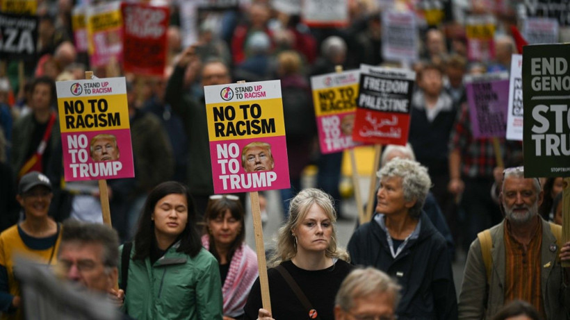 Trump’a Londra’da dev protesto - Resim: 8