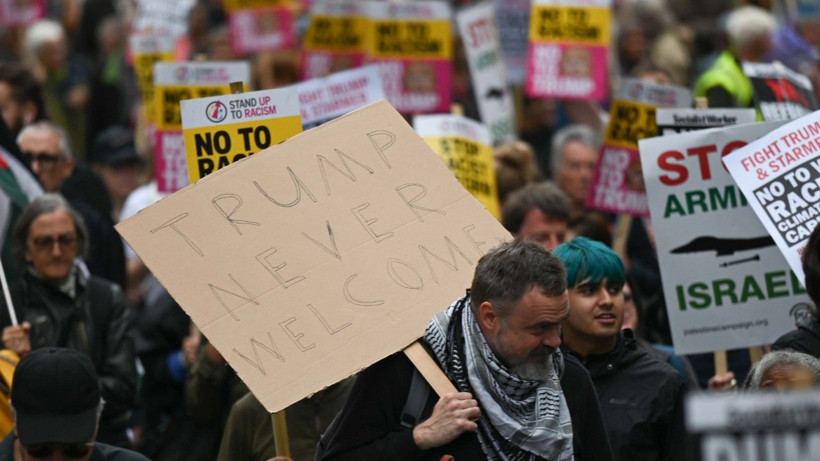 Trump’a Londra’da dev protesto - Resim: 9