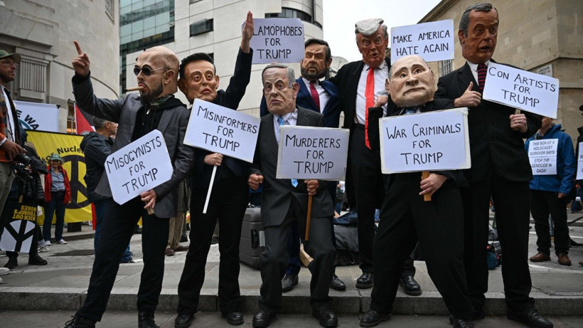 Trump’a Londra’da dev protesto - Resim: 17