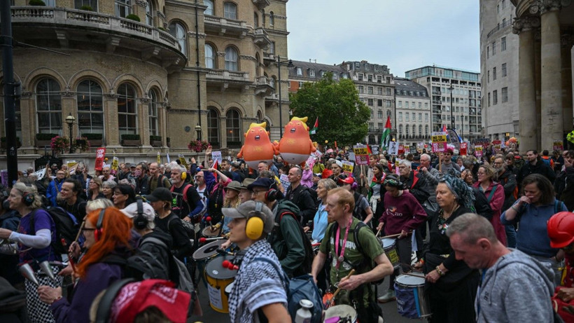 Trump’a Londra’da dev protesto - Resim: 19