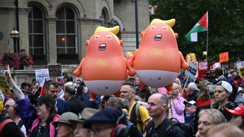 Trump’a Londra’da dev protesto - Resim: 20