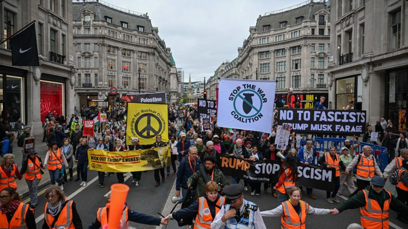 Trump’a Londra’da dev protesto - Resim: 26