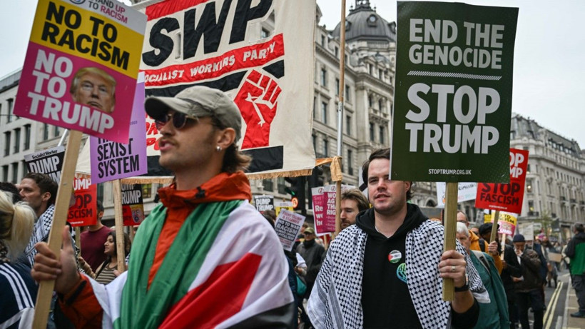 Trump’a Londra’da dev protesto - Resim: 28
