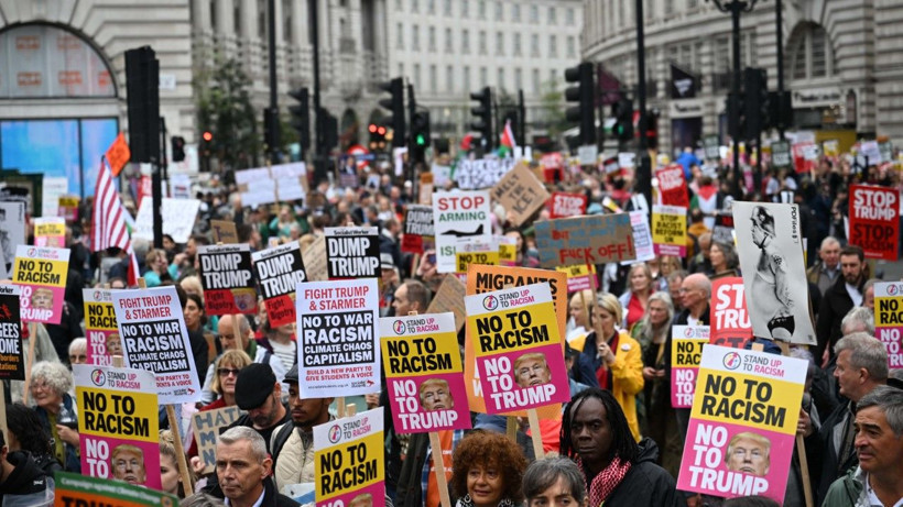 Trump’a Londra’da dev protesto - Resim: 32