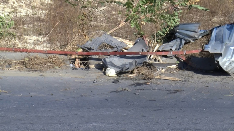 Feci kaza: Bacağına ok gibi saplandı, arka fardan çıktı - Resim : 1