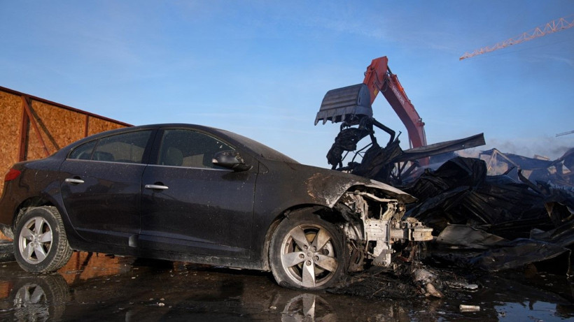 İzmir’de şantiye yangını - Resim: 5