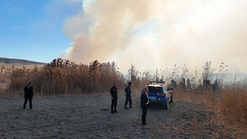 Konya Gök Gölü sazlık bölgedeki yangın 2'nci gününde - Resim: 3