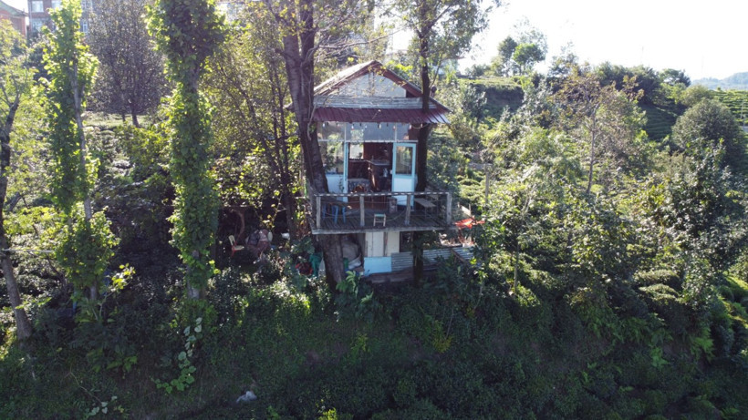 Hayalleri gerçek oldu: Çöpten ağaçkondu yaptılar - Resim: 4