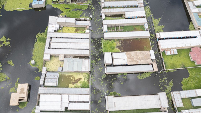 Göl taştı, onlarca ev sular altında kaldı - Resim: 7