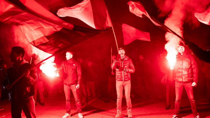 İtalya’da aşırı sağcılar sokaklara indi - Resim: 8