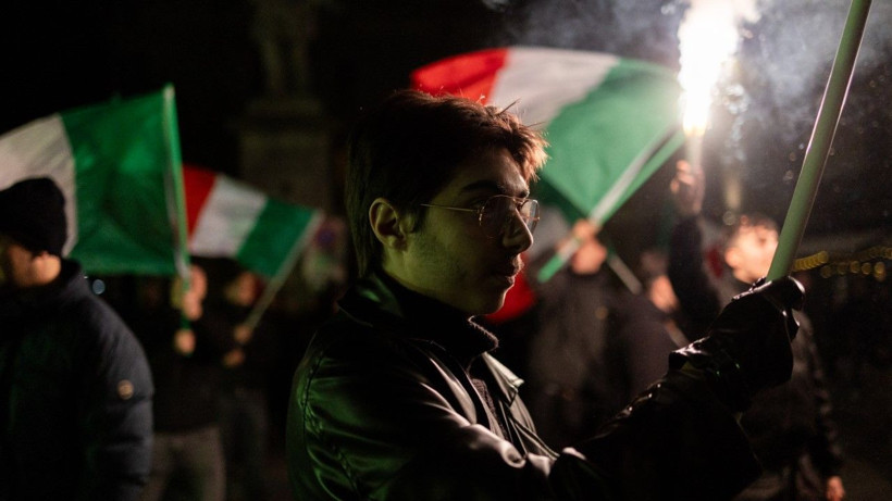 İtalya’da aşırı sağcılar sokaklara indi - Resim: 12