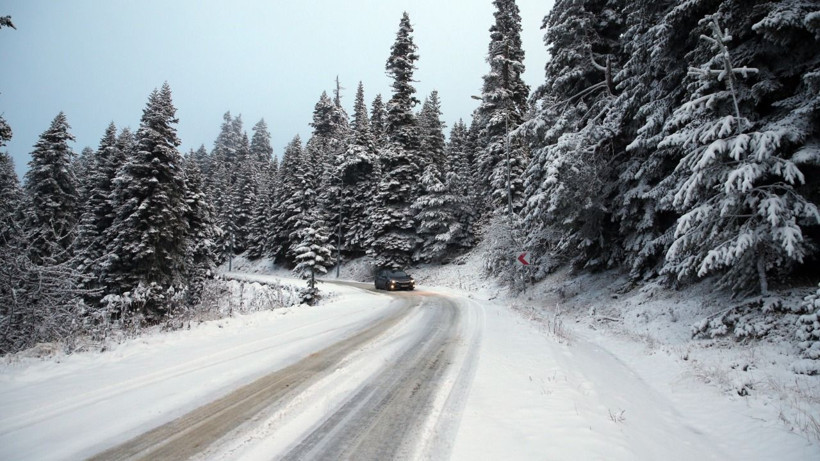 Karla kaplanan Ilgaz Dağı'nda muhteşem manzara - Resim: 1