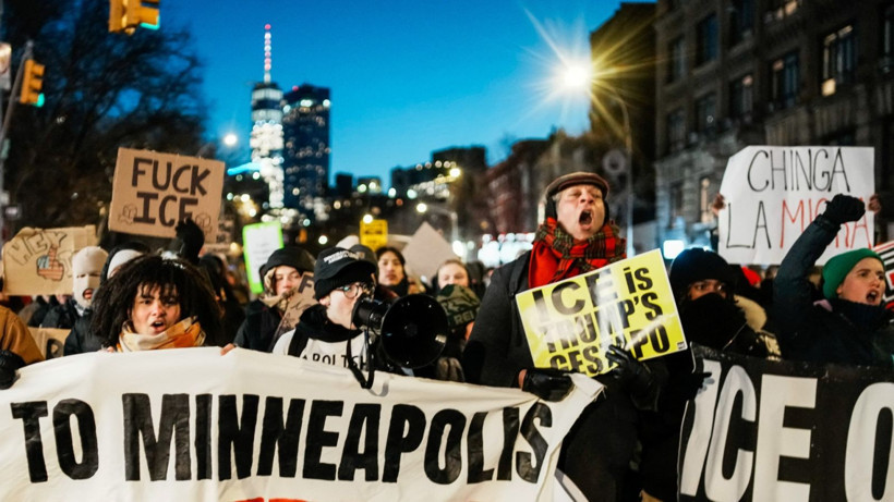 Trump'a karşı Ulusal Kapanma Günü: İş yok, okul yok, alışveriş yok - Resim: 6