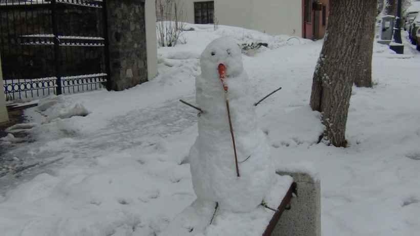 Mart’ta kış geri döndü: Kent sabaha beyaz örtüyle uyandı - Resim: 1