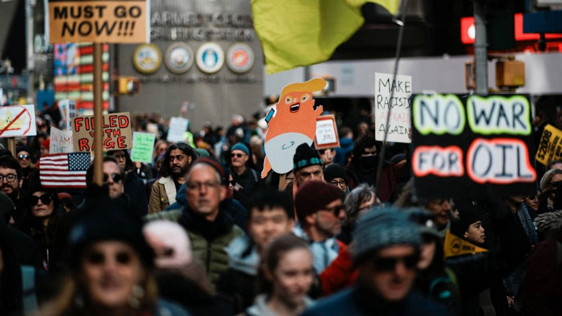 Amerika'da Trump karşıtları sokağa döküldü: No Kings - Resim: 2