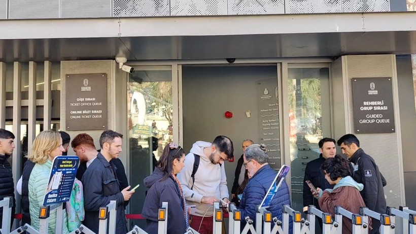 Yerebatan Sarnıcı’nda 1 TL yoğunluğu - Resim: 1