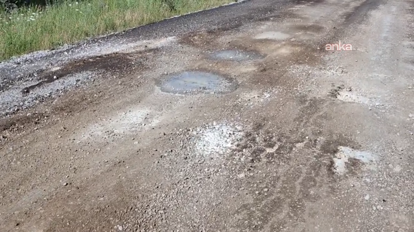 35 köyün bağlantı yolu, çile yoluna döndü - Resim: 1