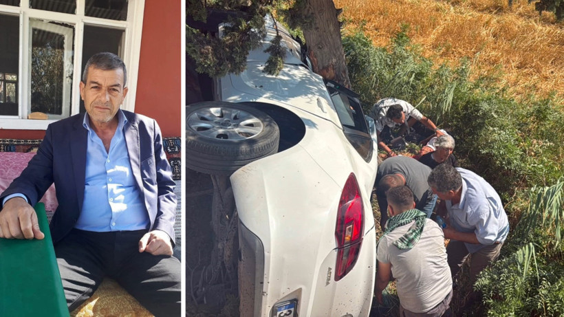 Sünnet düğünü dönüşü şarampole yuvarlanan otomobilin sürücüsü öldü - Resim : 1