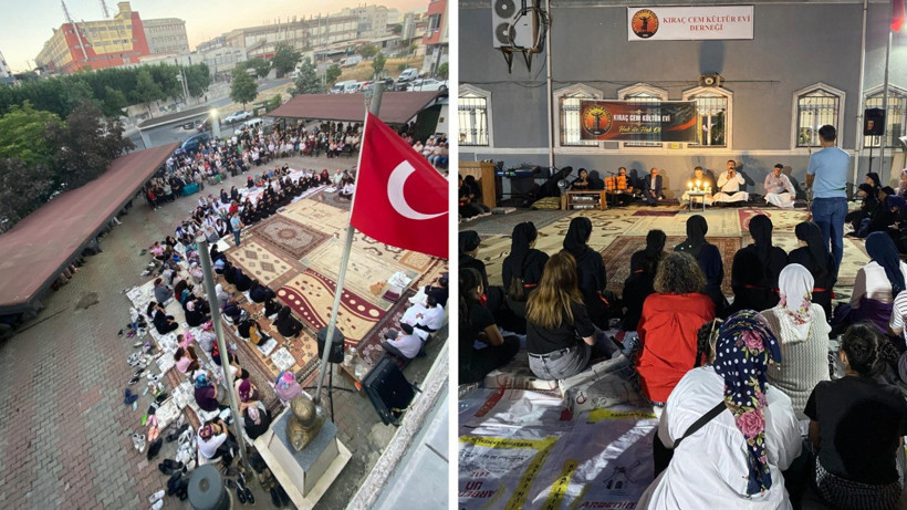 Tahliye tebligatına karşı Kıraç Cemevi'nde yüzlerce kişi Birlik Cemi'nde buluştu - Resim : 1