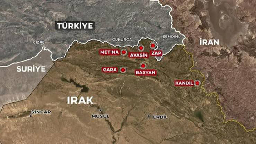 PKK, sınır hattındaki 81 kampı daha boşalttı - Resim : 1