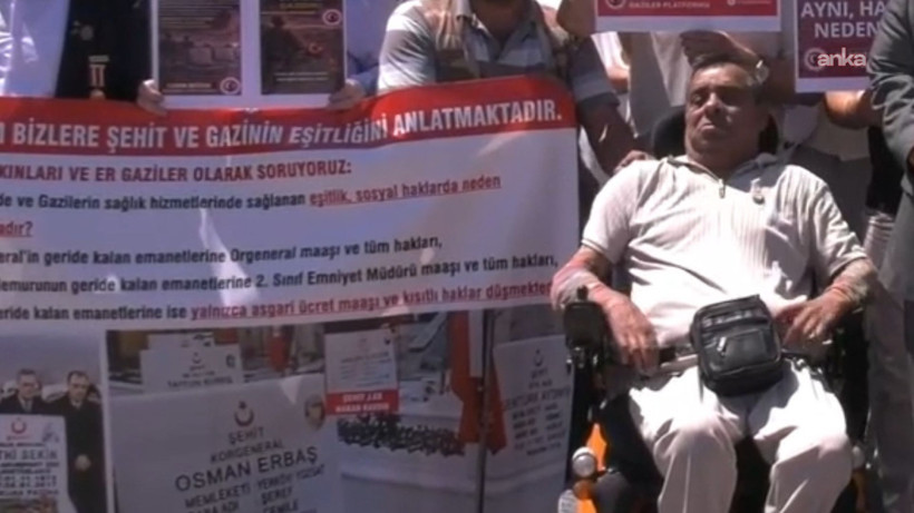 Güvenpark'taki eylemde rahatsızlanan gazi Erdal Özdemir hayatını kaybetti - Resim : 1