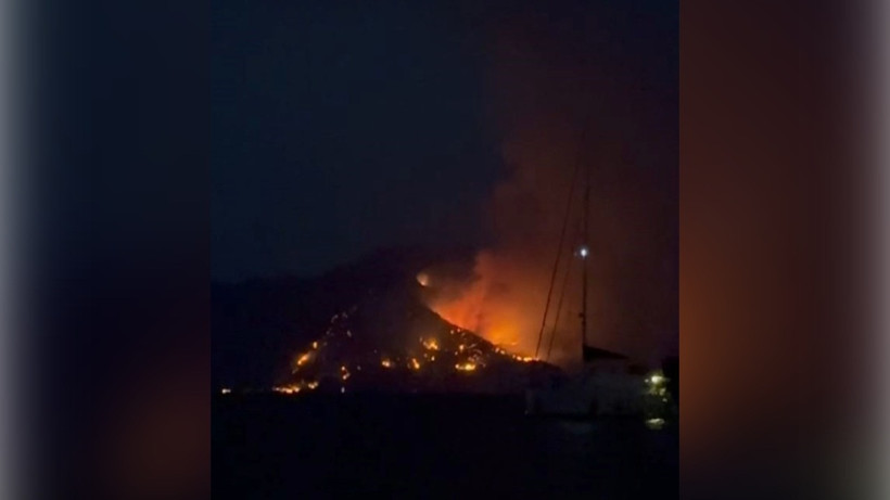 Marmaris'te orman yangını - Resim : 1