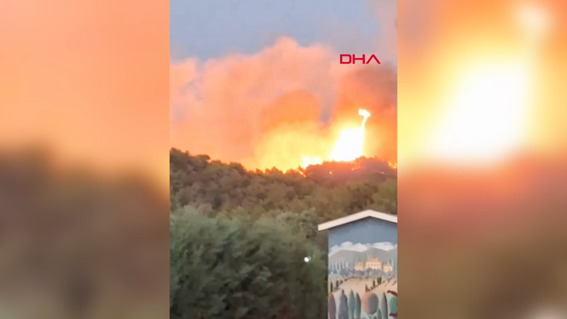 Fethiye'deki orman yangını evlere sıçradı - Resim: 6