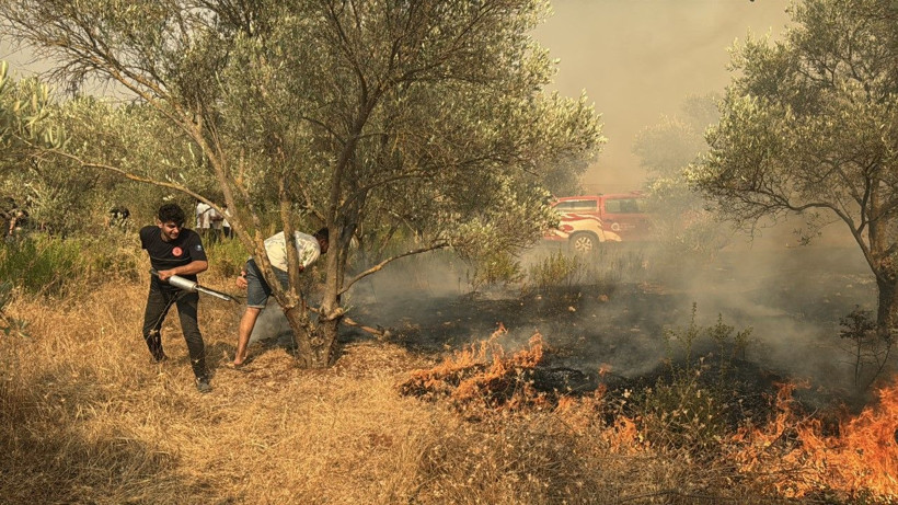 Muğla'da başlayan yangın Antalya'da ormana sıçradı - Resim: 7
