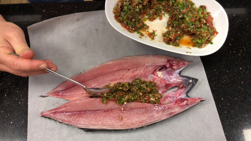 Palamudu böyle deneyen bir daha klasik tarifine dönmüyor. İşte palamut dolması - Resim: 9