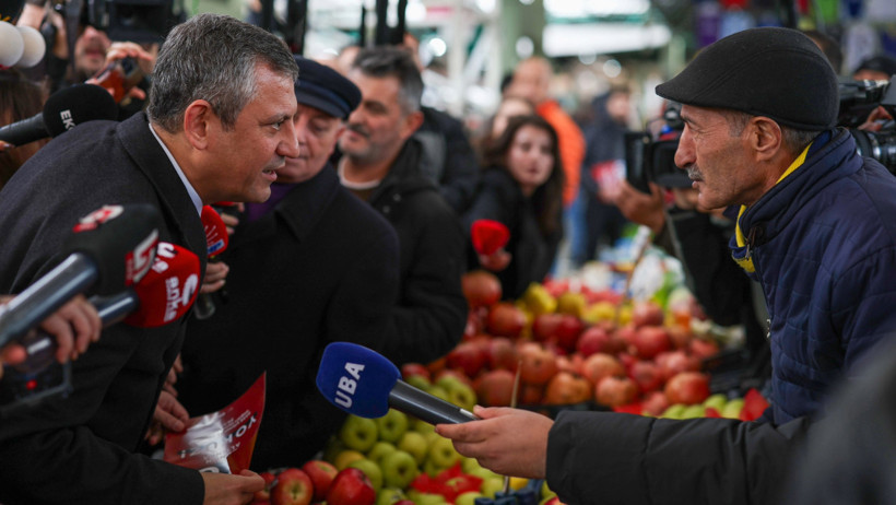 Özgür Özel pazara indi - Resim : 2