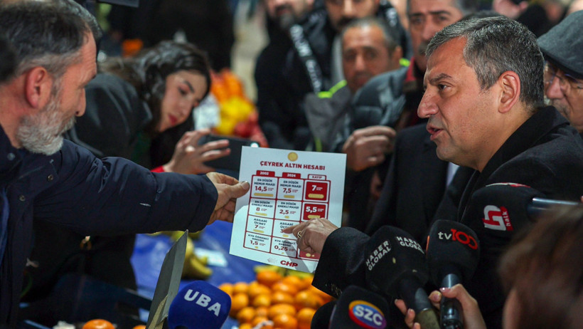 Özgür Özel pazara indi - Resim : 8