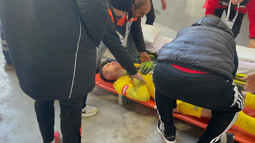 Gaziantep FK kalecisi hastaneye kaldırıldı - Resim : 1