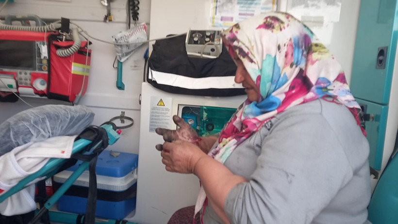 Aksaray'daki yangında üç yaşındaki Ecrin can verdi - Resim : 1