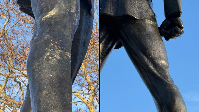 Sarayburnu'nda Atatürk Anıtı'na çirkin saldırı - Resim : 1