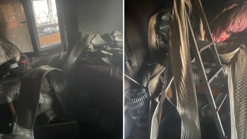 Neşet Ertaş'ın kız kardeşinin evi yandı - Resim : 1