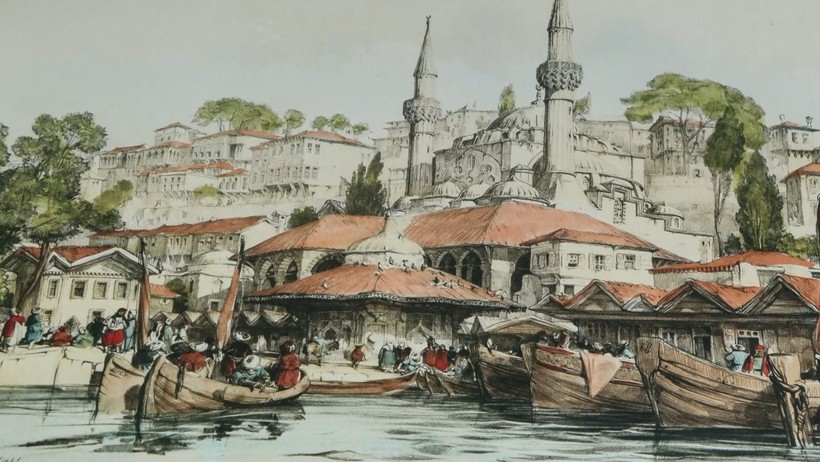 Ünlü İngiliz ressamın gözünden 1800’lerin İstanbul’u: Saraydan sokaklara, çarşılardan kahvehanelere… - Resim : 3