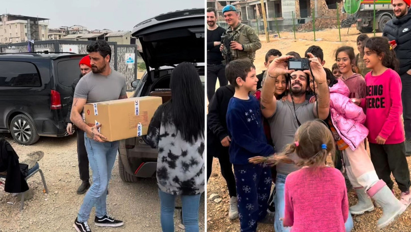 Dünyaca ünlü İtalyan aktör Michele Morrone, 6 Şubat depreminin ikinci yıl dönümünü andı - Resim : 1