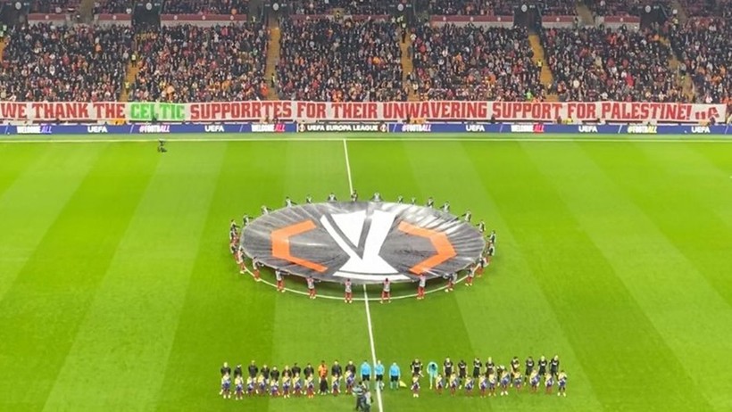 Galatasaray'dan Celtic'e 'Filistin' teşekkürü - Resim : 1