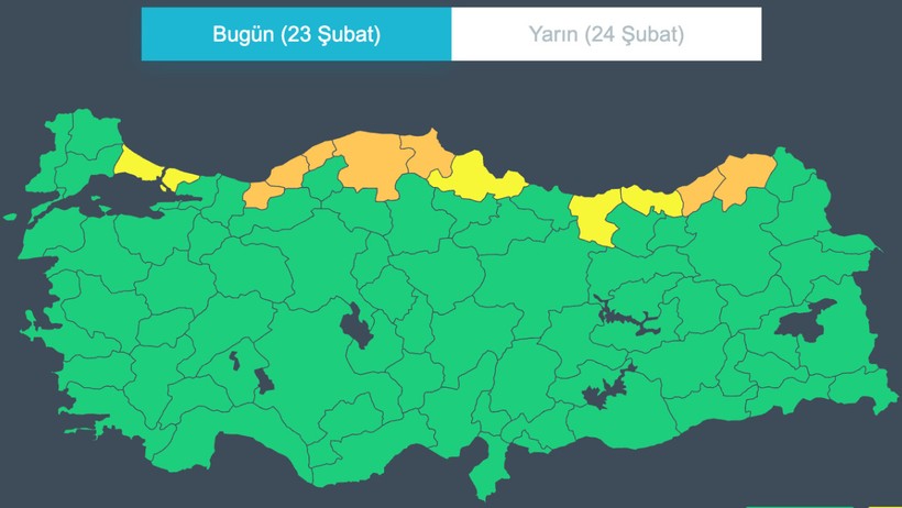 'Altay soğukları' etkisini artırdı, Meteoroloji alarmda: 'Bu senenin en dondurucu günü' - Resim : 1