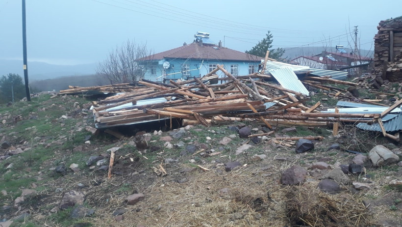 Gümüşhane'de fırtına bilançosu - Resim : 1