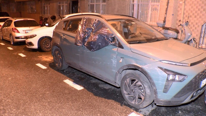 Çarptı, geçti, durmadı: Dokuz araca hasar verdi - Resim : 3