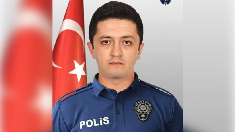 Kazada şehit olan polis memuru son yolculuğuna uğurlandı - Resim : 3