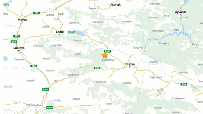 Amasya'da 4.6 büyüklüğünde deprem - Resim : 1