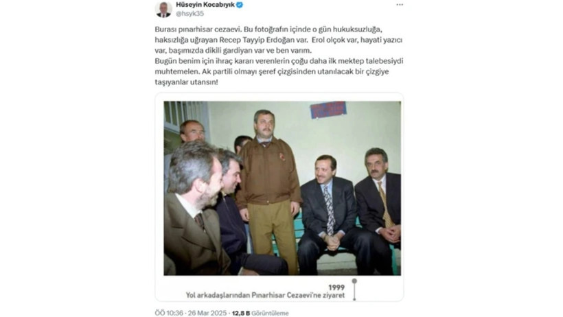 AKP'den ihraç edilmişti, 'eyleme' başladı - Resim : 1