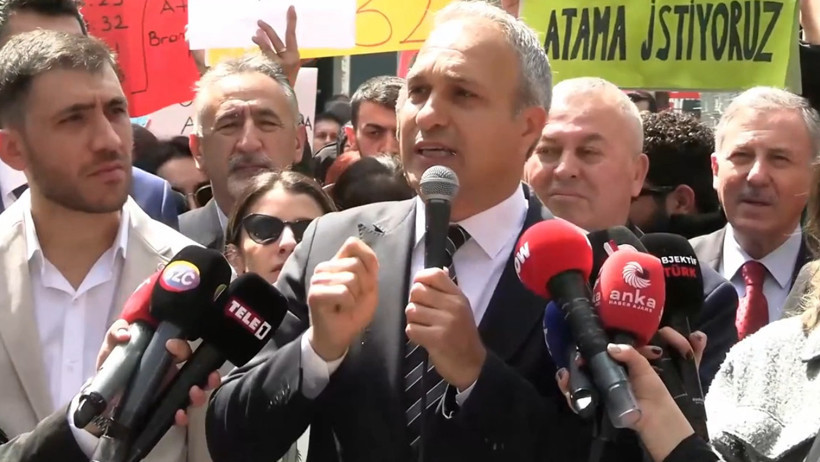 Atanmayan öğretmenlerden MEB önünde eylem - Resim : 1