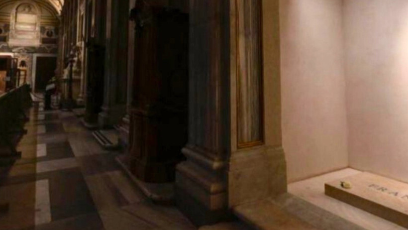 Papa Franciscus'un mezarı görüntülendi - Resim : 2