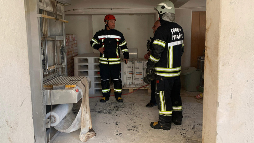 Çorum'daki fabrikada patlama: Yaralılar var - Resim : 1